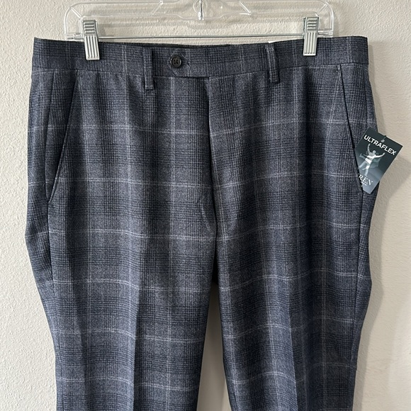 NWT Ralph Lauren Charcoal Classic Fit Men's Dress Pants ULTRAFLEX 34W x 30L - Picture 3 of 16